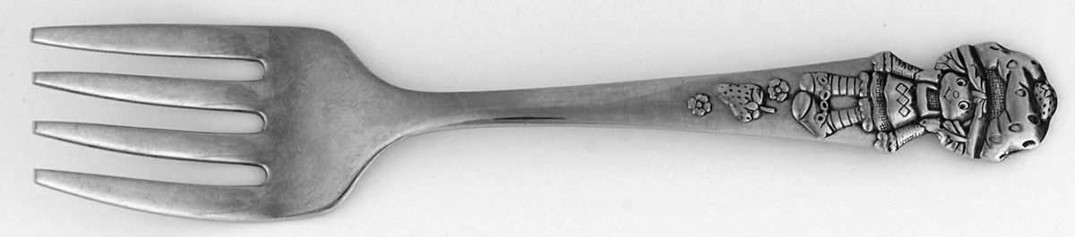 Strawberry Shortcake (STAINLESS) Baby Fork by Oneida Silver-1