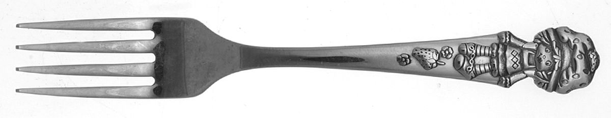 Strawberry Shortcake (STAINLESS) Youth Fork by Oneida Silver-1