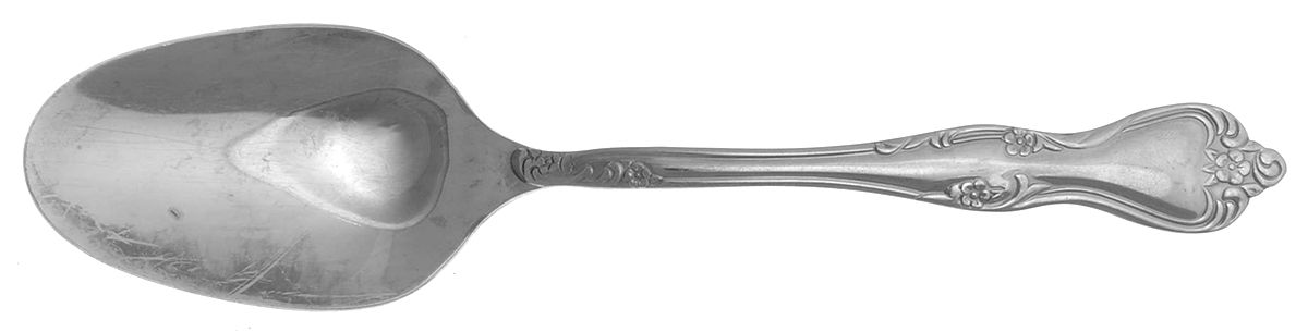 Pollenta (Stainless) Tablespoon (Serving Spoon) by Oneida Silver-1