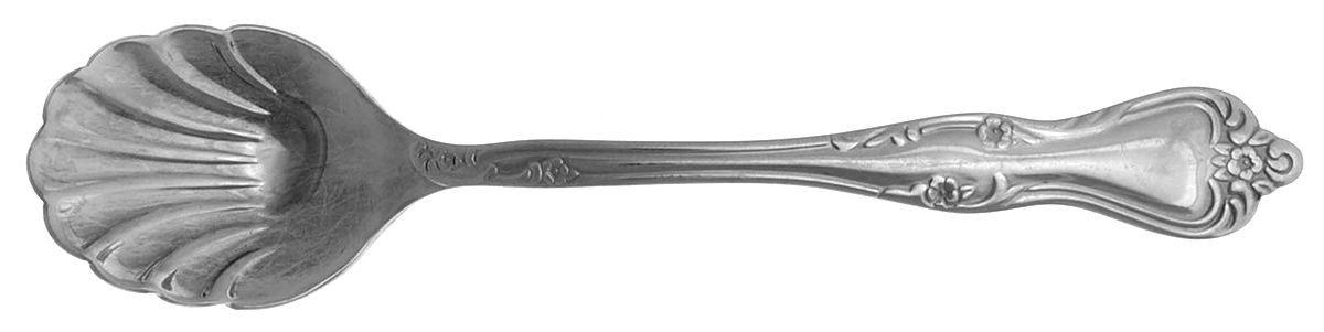 Pollenta (Stainless) Sugar Shell Spoon by Oneida Silver-1