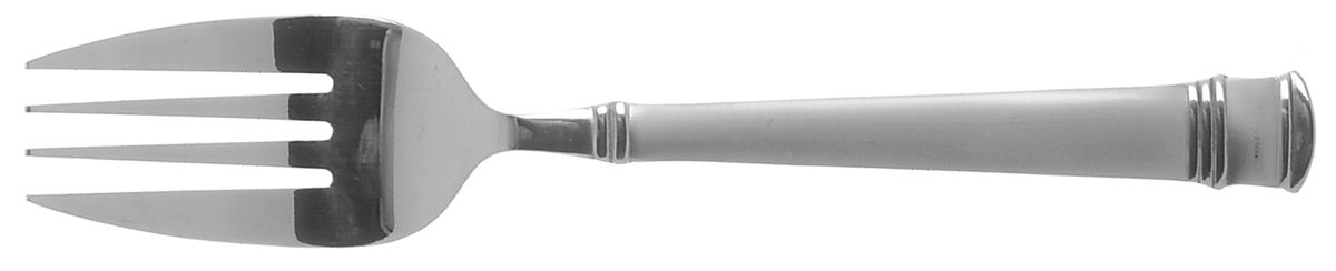 Tiramisu (Stainless) Solid Serving Fork by Oneida Silver-1