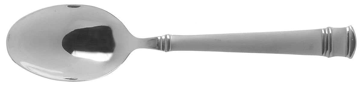 Tiramisu (Stainless) Solid Serving Spoon by Oneida Silver-1