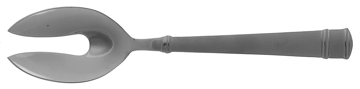 Tiramisu (Stainless) Pierced Solid Serving Spoon by Oneida Silver-1