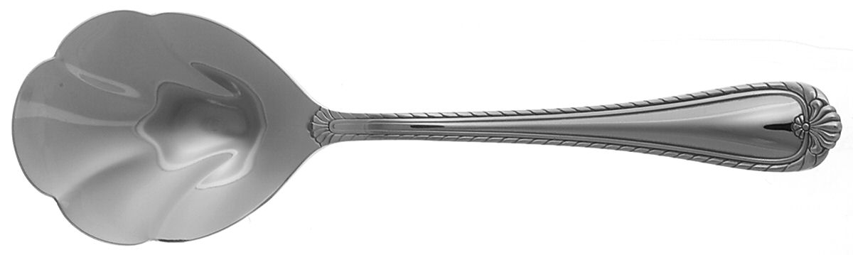 Camelot (Stainless) Solid Shell Casserole Spoon by Oneida Silver-1