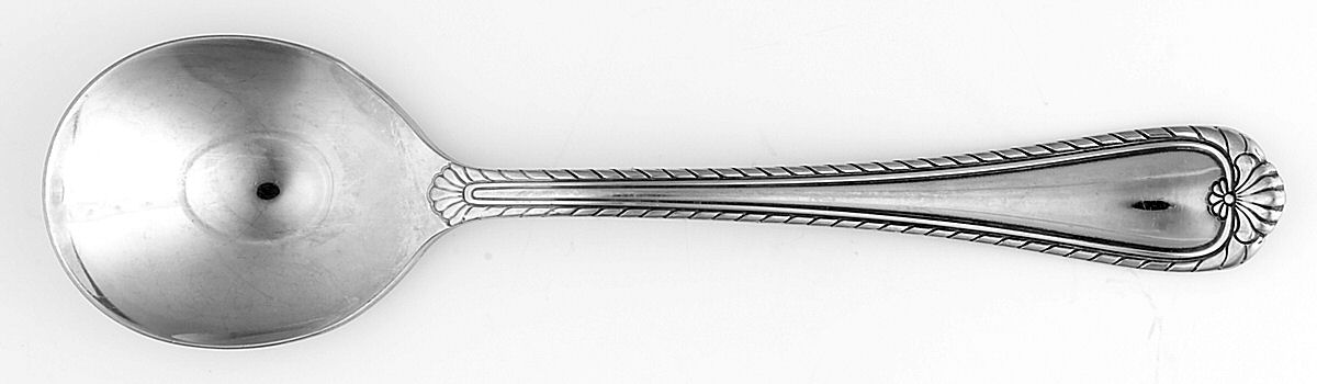Camelot (Stainless) Round Bowl Soup Spoon (Cream Soup) by Oneida Silver-1