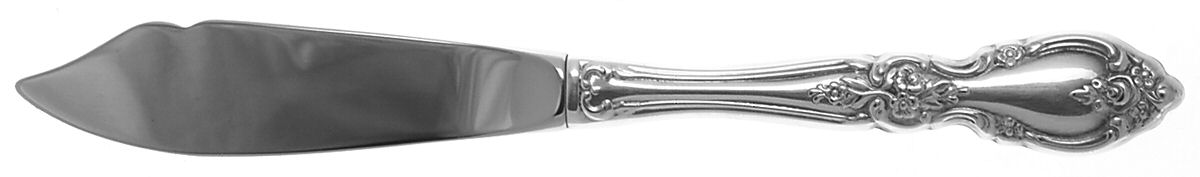 Silver Magnolia (Silverplate) Hollow Handle Master Butter Knife by Oneida Silver-1