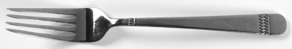 Pompei (Stainless) Fork by Oneida Silver-1