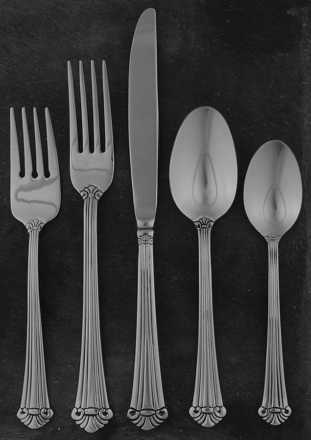 Baltimore (Stainless) 5 Piece Place Setting by Oneida Silver-1