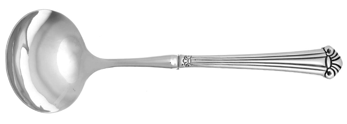 Baltimore (Stainless) Gravy Ladle with No Spout Stainless Bowl HC by Oneida Silver-1