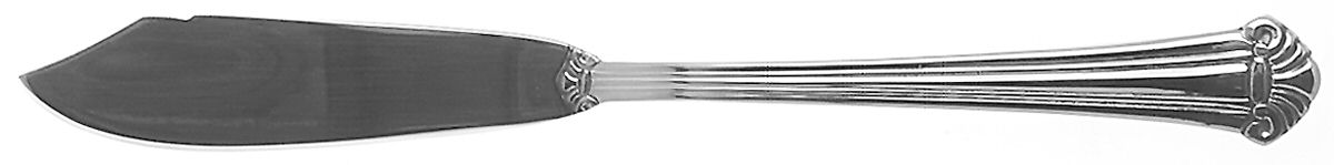 Baltimore (Stainless) Flat Handle Master Butter Knife by Oneida Silver-1
