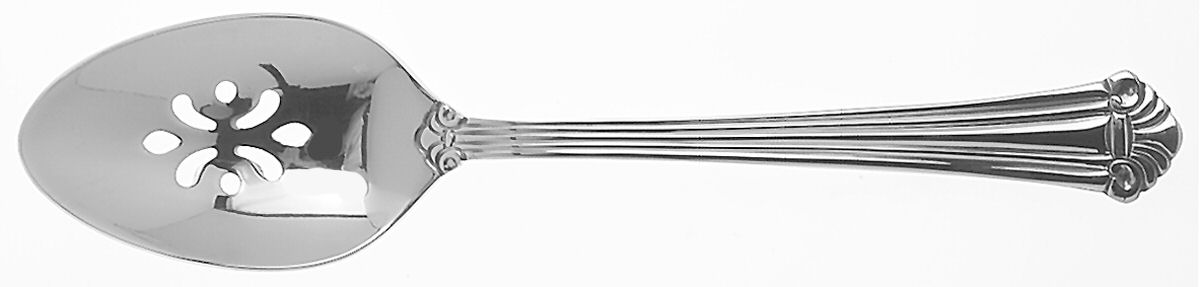 Baltimore (Stainless) Pierced Tablespoon (Serving Spoon) by Oneida Silver-1