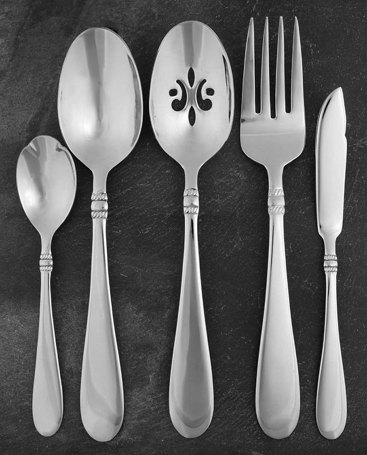 Avondale (Stainless) 5 Piece Hostess Set by Oneida Silver-1