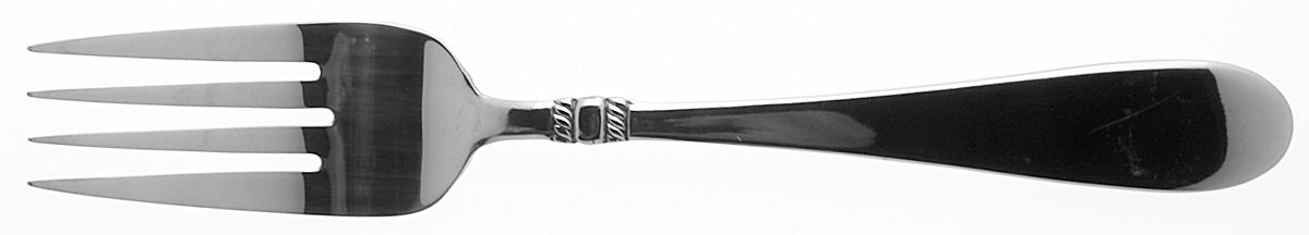 Avondale (Stainless) Medium Solid Cold Meat Serving Fork by Oneida Silver-1