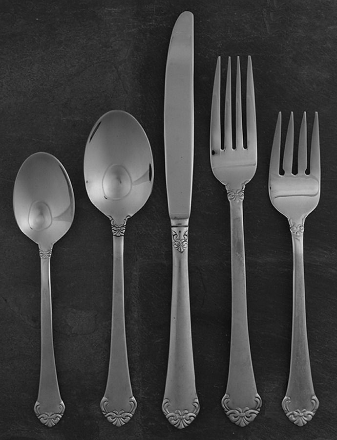Princeton (Stainless) 5 Piece Place Setting by Oneida Silver-1