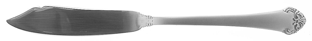 Princeton (Stainless) Flat Handle Master Butter Knife by Oneida Silver-1