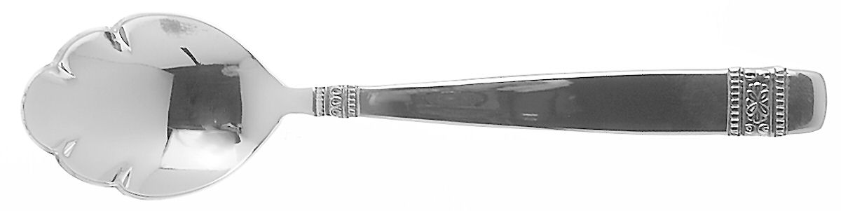 Anaheim (Stainless) Sugar Shell Spoon by Oneida Silver-1