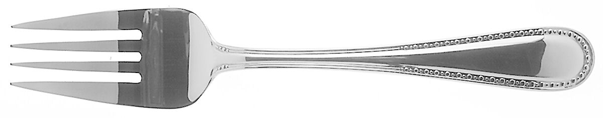 Alberta (Stainless) Medium Solid Cold Meat Serving Fork by Oneida Silver-1