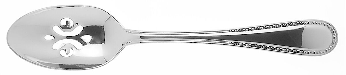 Alberta (Stainless) Pierced Tablespoon (Serving Spoon) by Oneida Silver-1