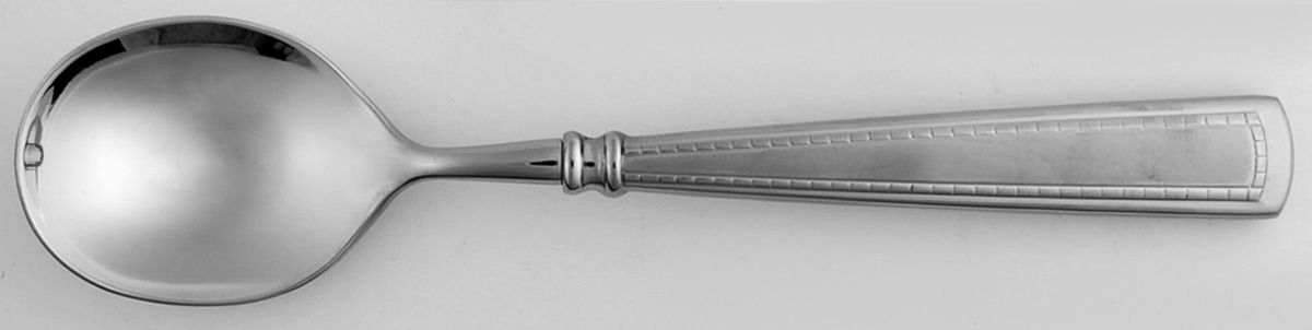 Couplet (Stainless) Round Bowl Soup Spoon (Gumbo) by Oneida Silver-1