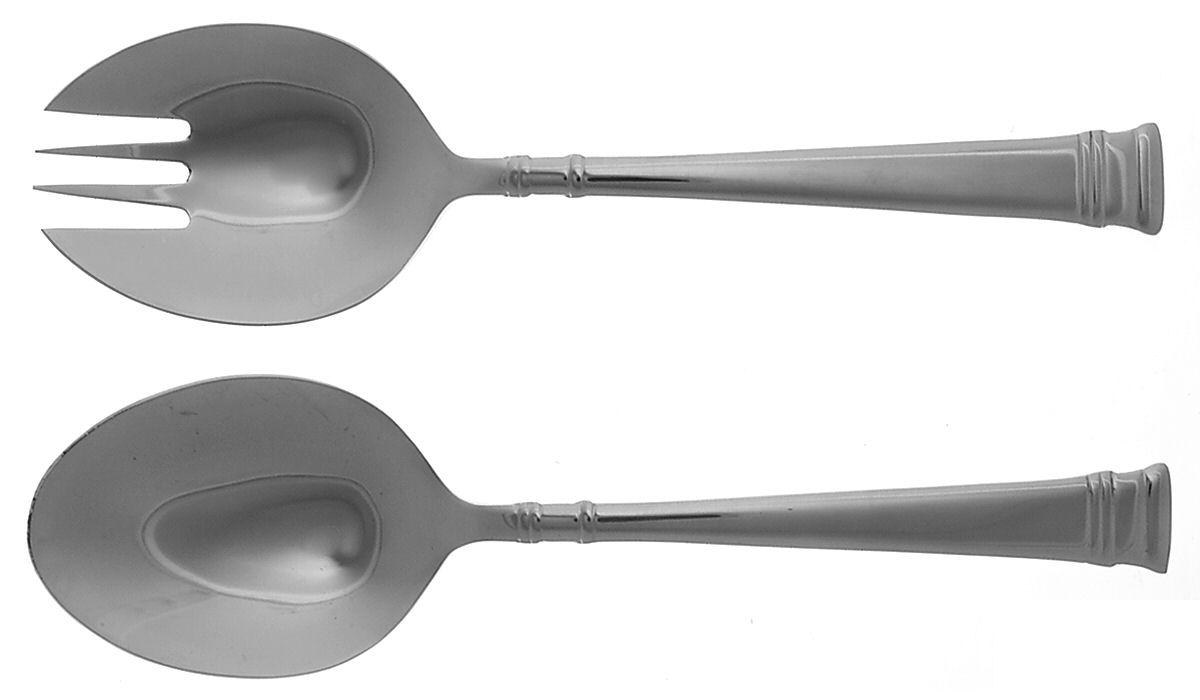 Prose (Stainless) (2 Pc) Solid Salad Set by Oneida Silver-1