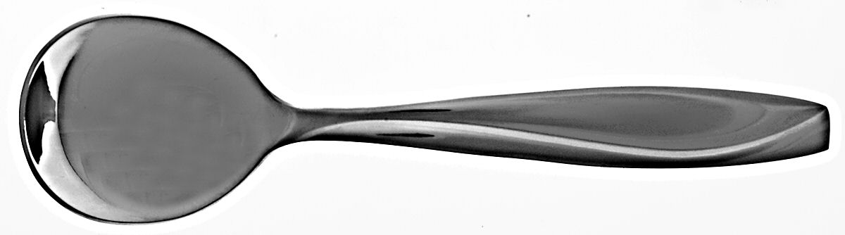 Groove (Stainless) Sugar Spoon by Oneida Silver-1