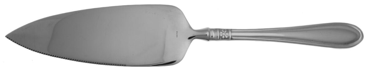Memphis (Stainless) Pie Server with Serrated Stainless Blade HC by Oneida Silver-1