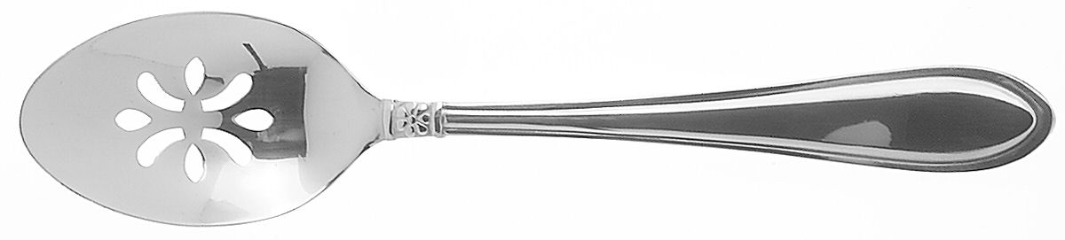 Memphis (Stainless) Pierced Tablespoon (Serving Spoon) by Oneida Silver-1