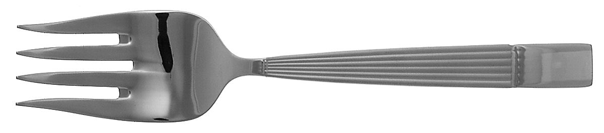 Telluride (Stainless) Large Solid Cold Meat Serving Fork by Oneida Silver-1