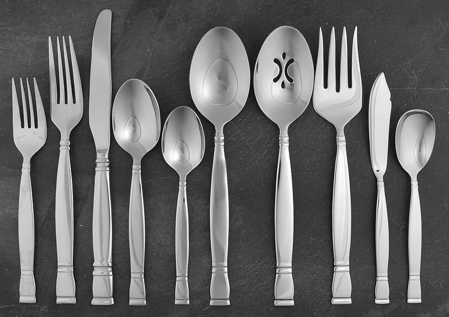 Albany (Stainless) 45 Piece Starter Set by Oneida Silver-1