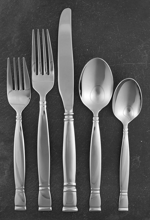 Albany (Stainless) 5 Piece Place Setting by Oneida Silver-1