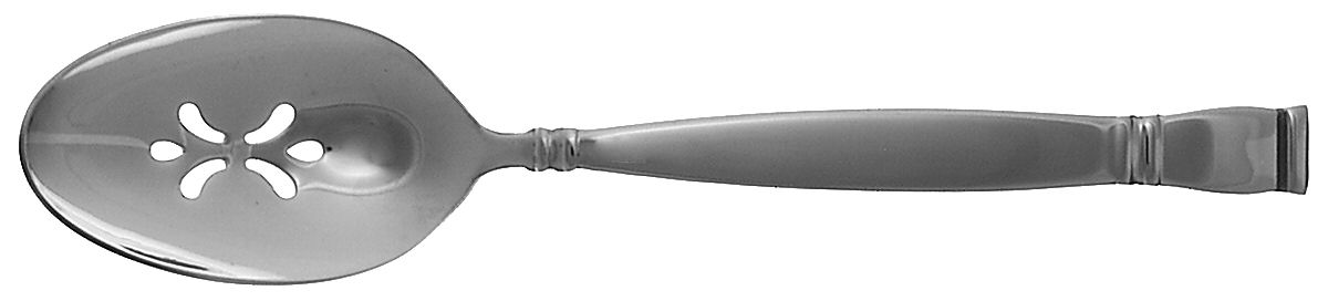 Albany (Stainless) Pierced Tablespoon (Serving Spoon) by Oneida Silver-1