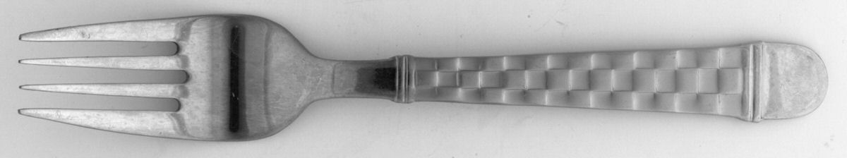 Checkers (Stainless) Individual Salad Fork by Oneida Silver-1