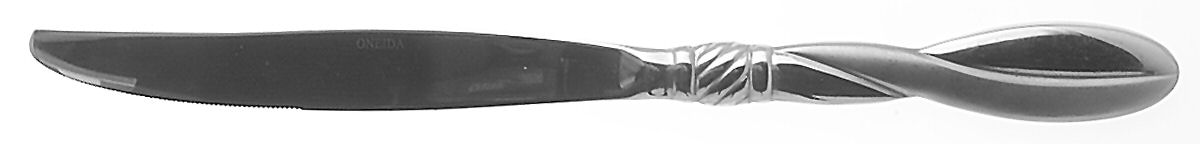 Nuance (Stainless) Modern Solid Knife by Oneida Silver-1