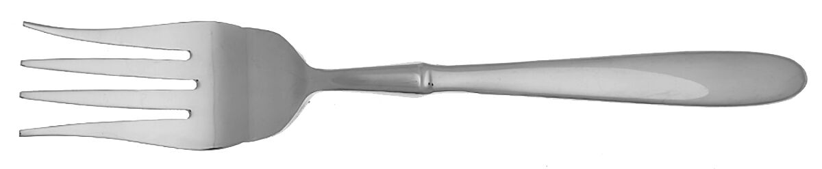 Jennifer (Stainless) Cold Meat Fork Large, Stainless Tines HC by Oneida Silver-1