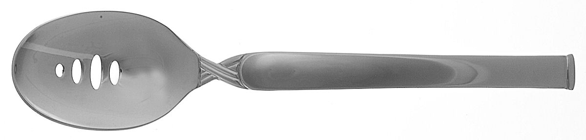 Simplicity (Stainless) Pierced Tablespoon (Serving Spoon) by Oneida Silver-1