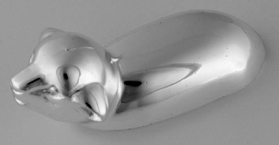 Animal Salt Cellars (Slvpt, Hollowware) Lid for Figural Salt Cellar by Oneida Silver-1