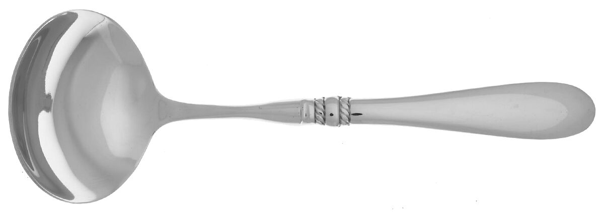 Savory (Stainless) Gravy Ladle with No Spout Stainless Bowl HC by Oneida Silver-1