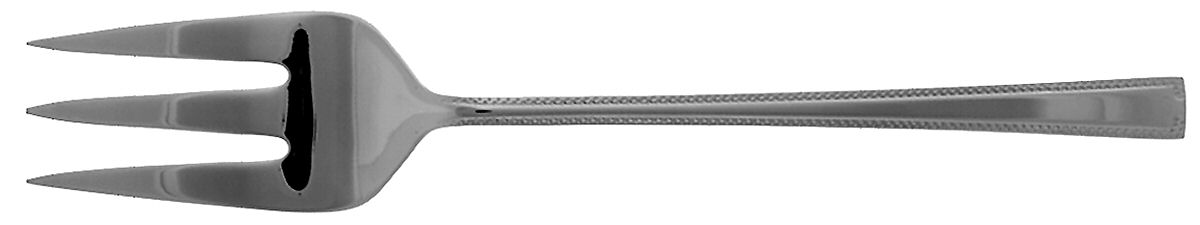 Savory (Stainless) Large Solid Cold Meat Serving Fork by Oneida Silver-1