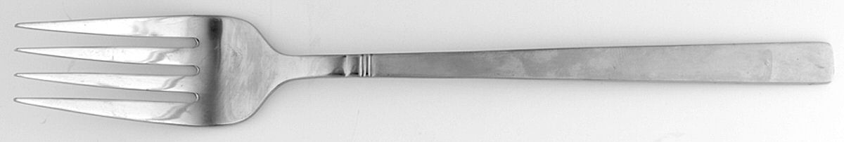 Fajita (Stainless) Large Solid Cold Meat Serving Fork by Oneida Silver-1