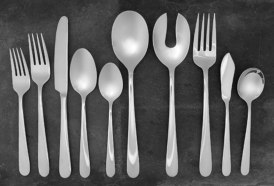 Souffle (Stainless) 45 Piece Starter Set by Oneida Silver-1