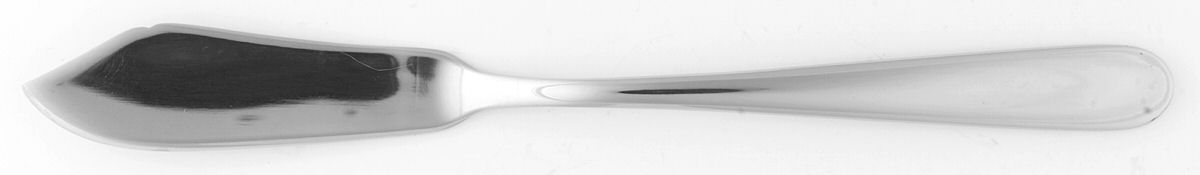 Souffle (Stainless) Flat Handle Master Butter Knife by Oneida Silver-1
