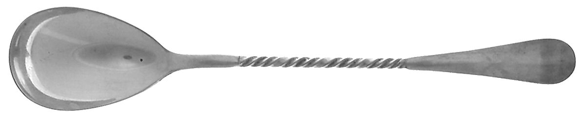 OHS233 (Silverplate) Parfait Spoon (Solid Piece) by Oneida Silver-1