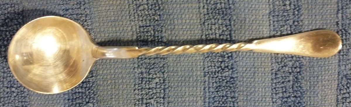 OHS233 (Silverplate) Large Chocolate Spoon by Oneida Silver-1