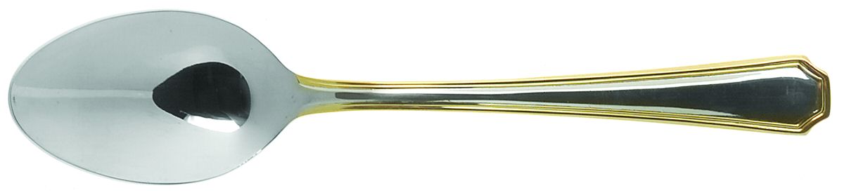 Lyon (Stainless, Gold Accent) Teaspoon by Oneida Silver-1