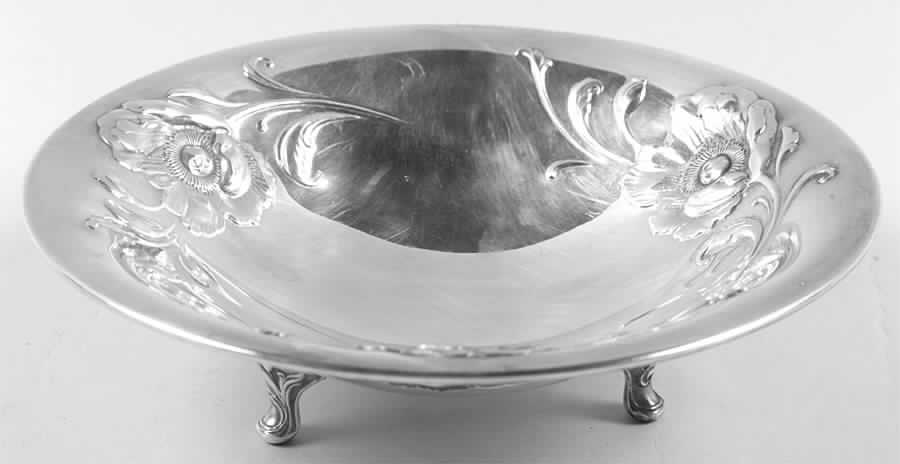 Gala (Silverplate, Hollowware) 7" 3-Toed Bon Bon by Oneida Silver-1