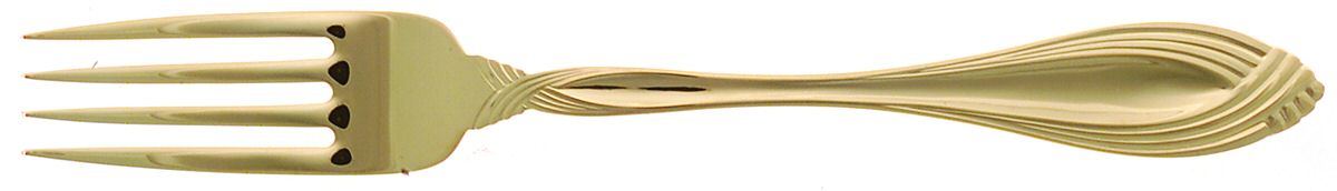 Golden Heiress(Gold Electroplate) Fork by Oneida Silver-1