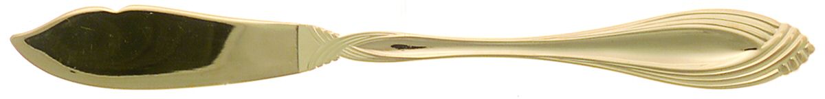 Golden Heiress(Gold Electroplate) Flat Handle Master Butter Knife by Oneida Silver-1