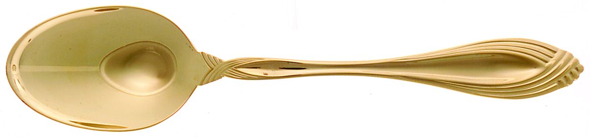 Golden Heiress(Gold Electroplate) Place/Oval Soup Spoon by Oneida Silver-1