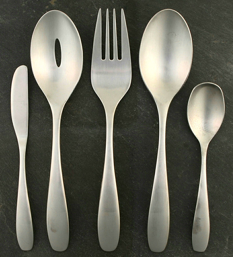 Stafford (Stainless) 5 Piece Hostess Set by Oneida Silver-1