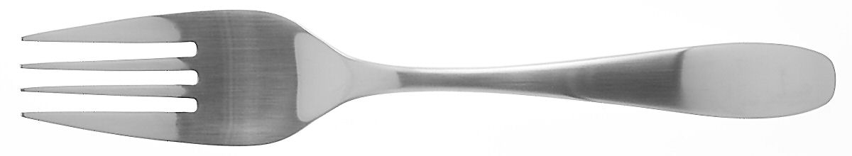 Stafford (Stainless) Medium Solid Cold Meat Serving Fork by Oneida Silver-1